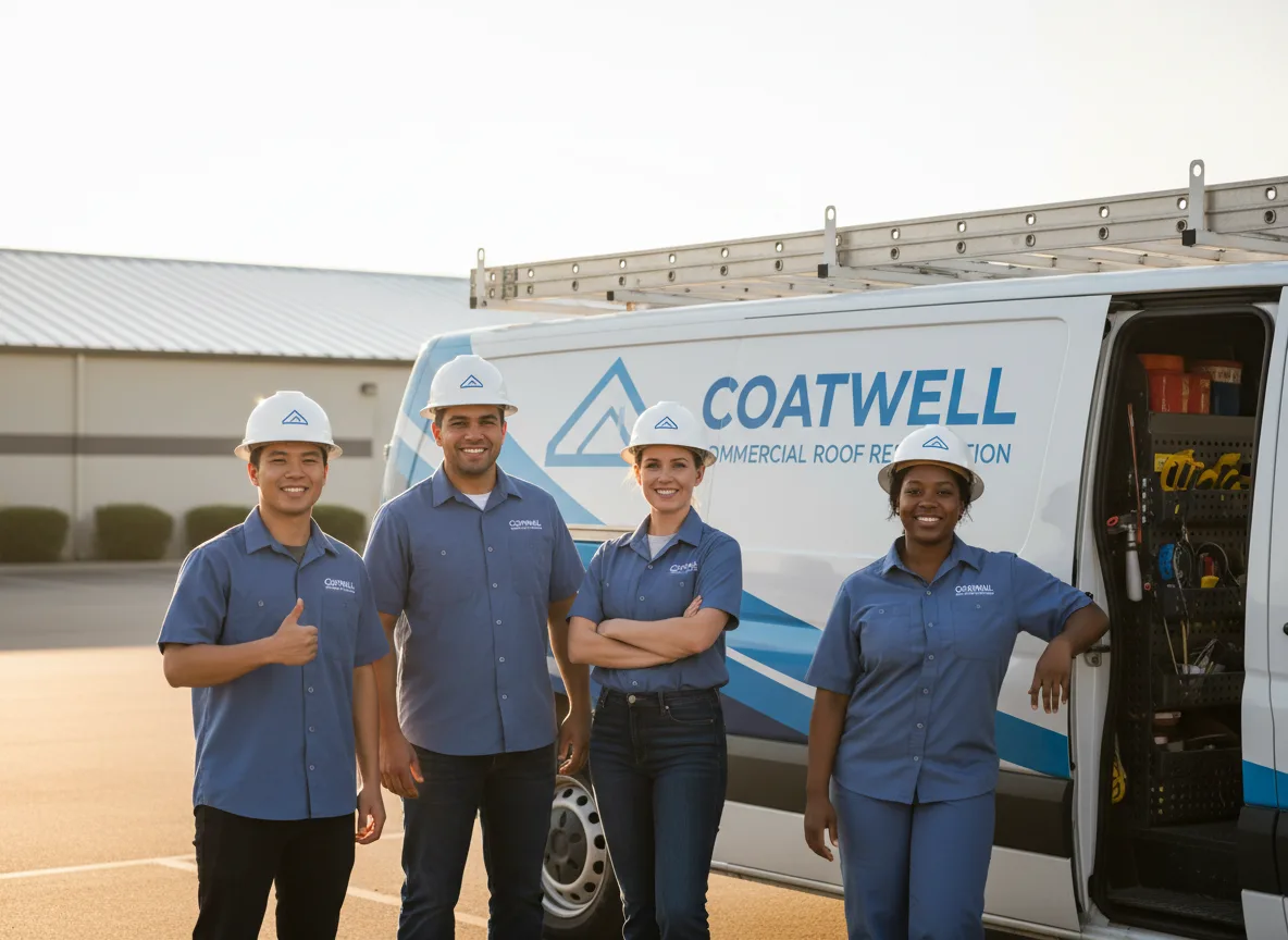 Commercial roof coating company in Burlington, CT